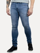 Calça Levis Jeans Masculina 510 Skinny Washed Azul Médio