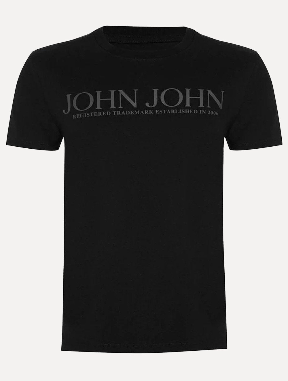 Camiseta John John Masculina Slim Fit Standard Preta