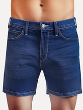 Bermuda Aeropostale Masculina Jeans Walk Azul Escuro