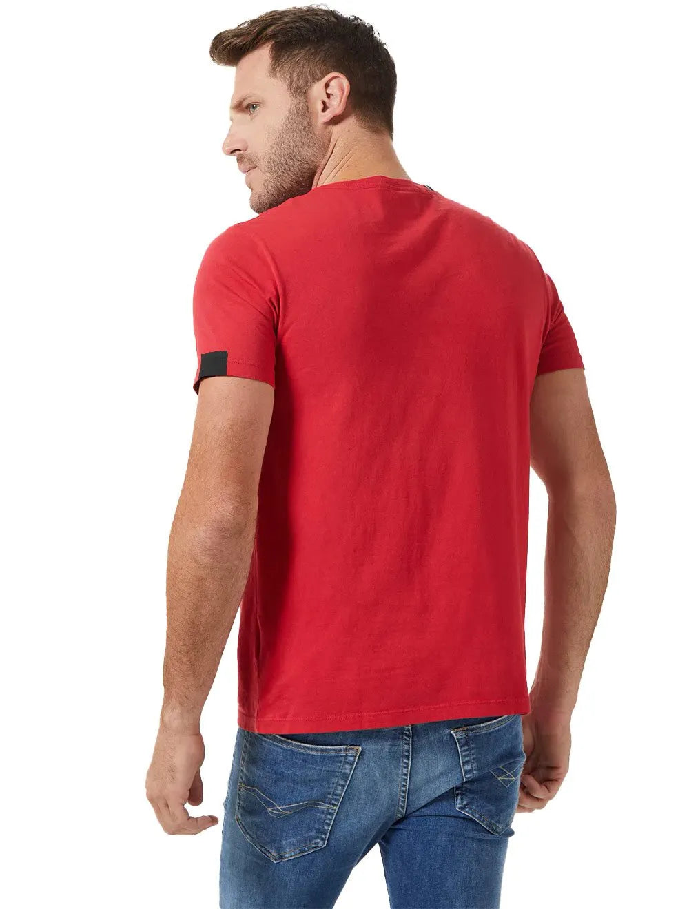 Camiseta Replay Masculina R Basic Vermelha