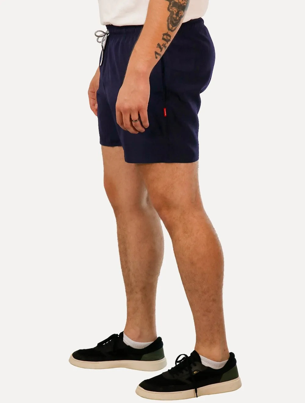 Short Reserva Masculino D'Água Beachwear Liso Basico Lateral Azul Marinho