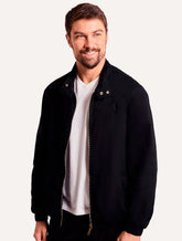 Jaqueta Reserva Masculina Casual Sarja Preta