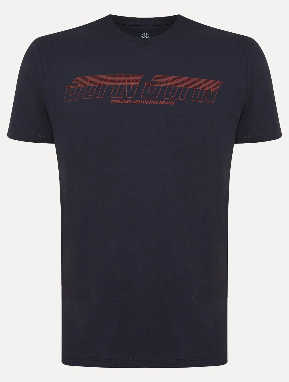 Camiseta John John Masculina Slim Fit Frequency Azul Marinho