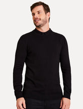 Suéter Reserva Masculino Tricot Basico Gola Careca Preto