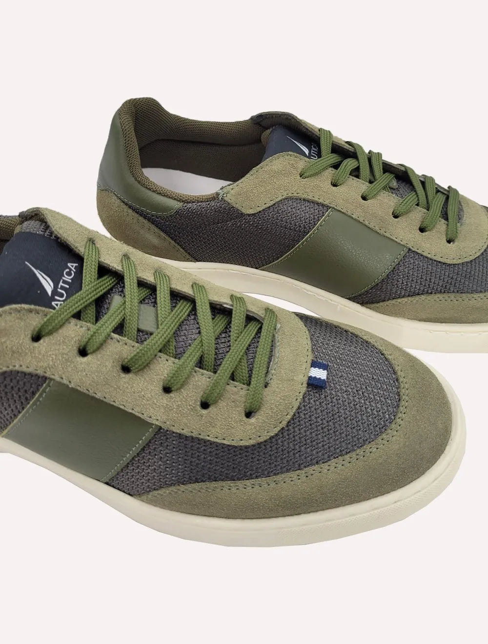 Tênis Nautica Masculino Casual Copacabana Verde Militar