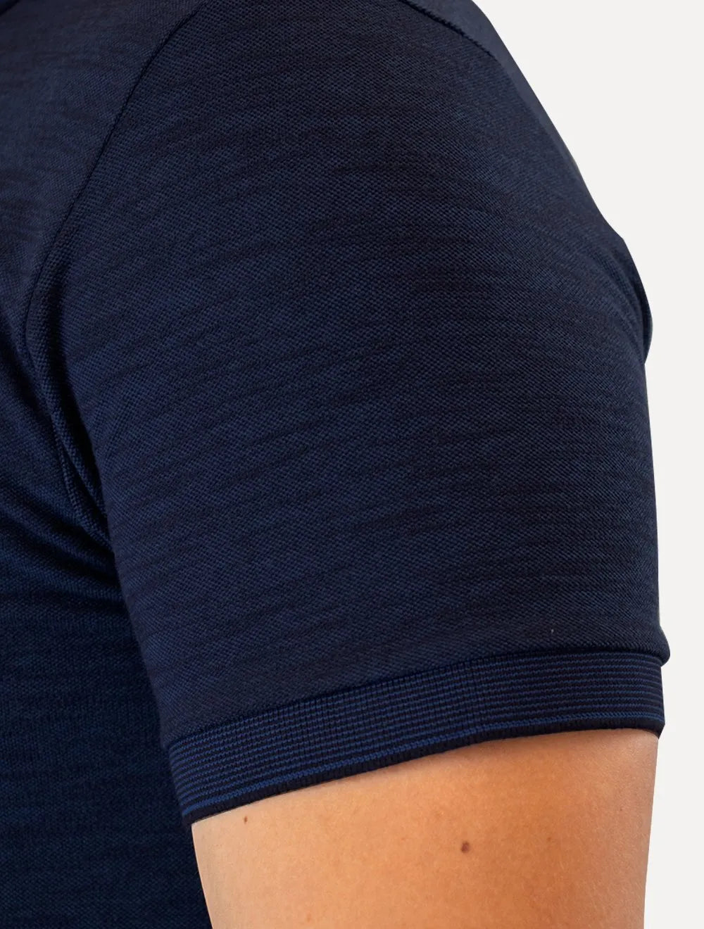 Polo Original Penguin Masculina Piquet Flamê Azul Marinho