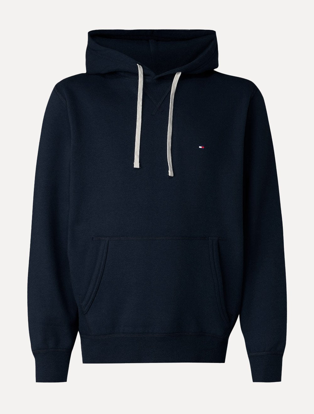 Moletom Tommy Hilfiger Masculino Essential Fleece Hoody Flag Azul Marinho