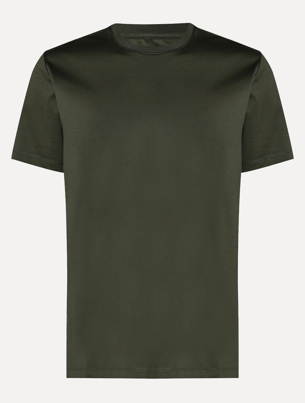 Camiseta Aramis Masculina Mercerizedo Interlock Verde Escuro