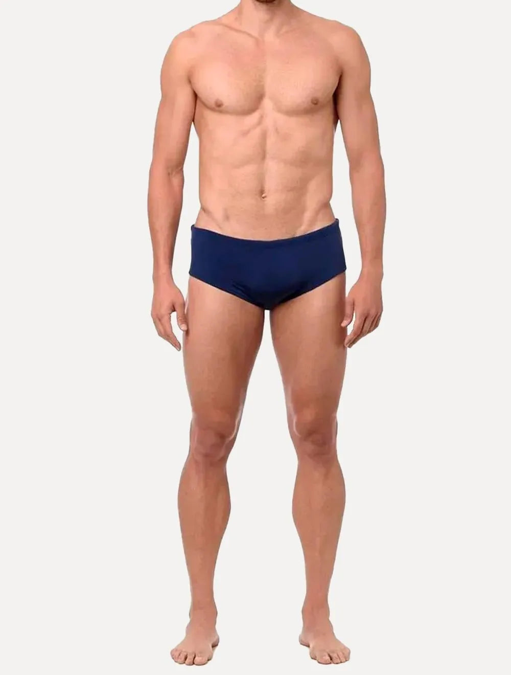 Sunga Calvin Klein Swimwear Vertical Light Logo Grande Azul Marinho