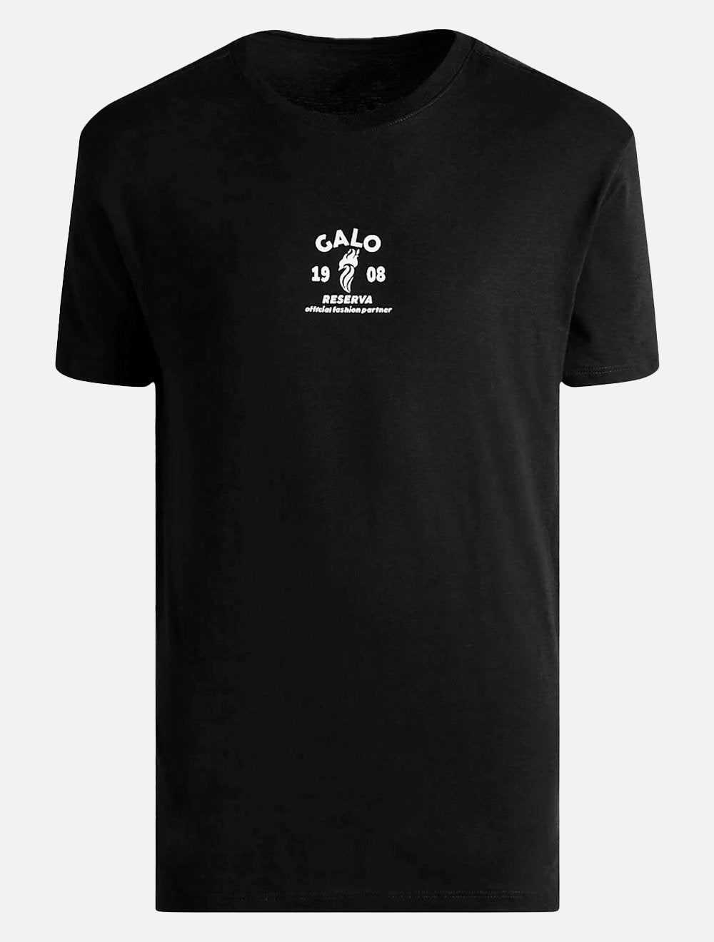 Camiseta Reserva Masculina Regular Galo 1908 Preta
