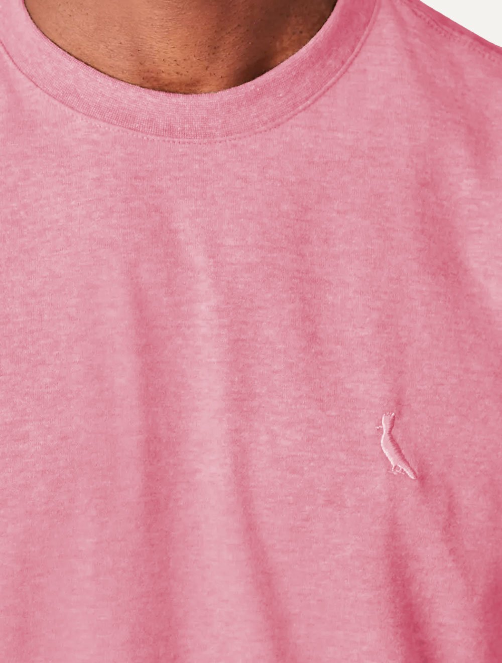 Camiseta Reserva Masculina Regular Mescla Touch Rosa