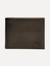 Carteira Aramis Masculina Couro Losango Marrom Escuro