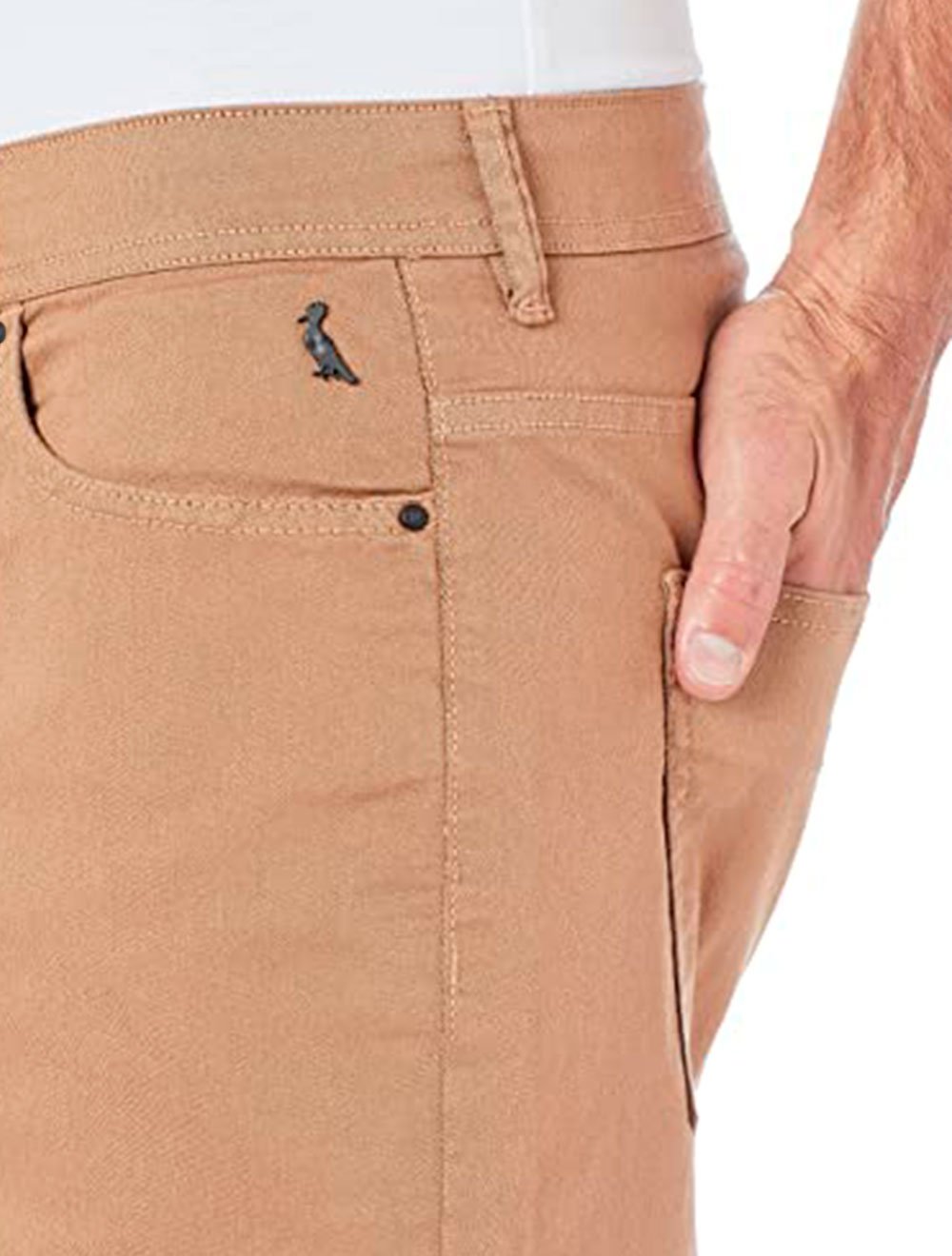 Bermuda Reserva Masculina Sarja Color Cáqui