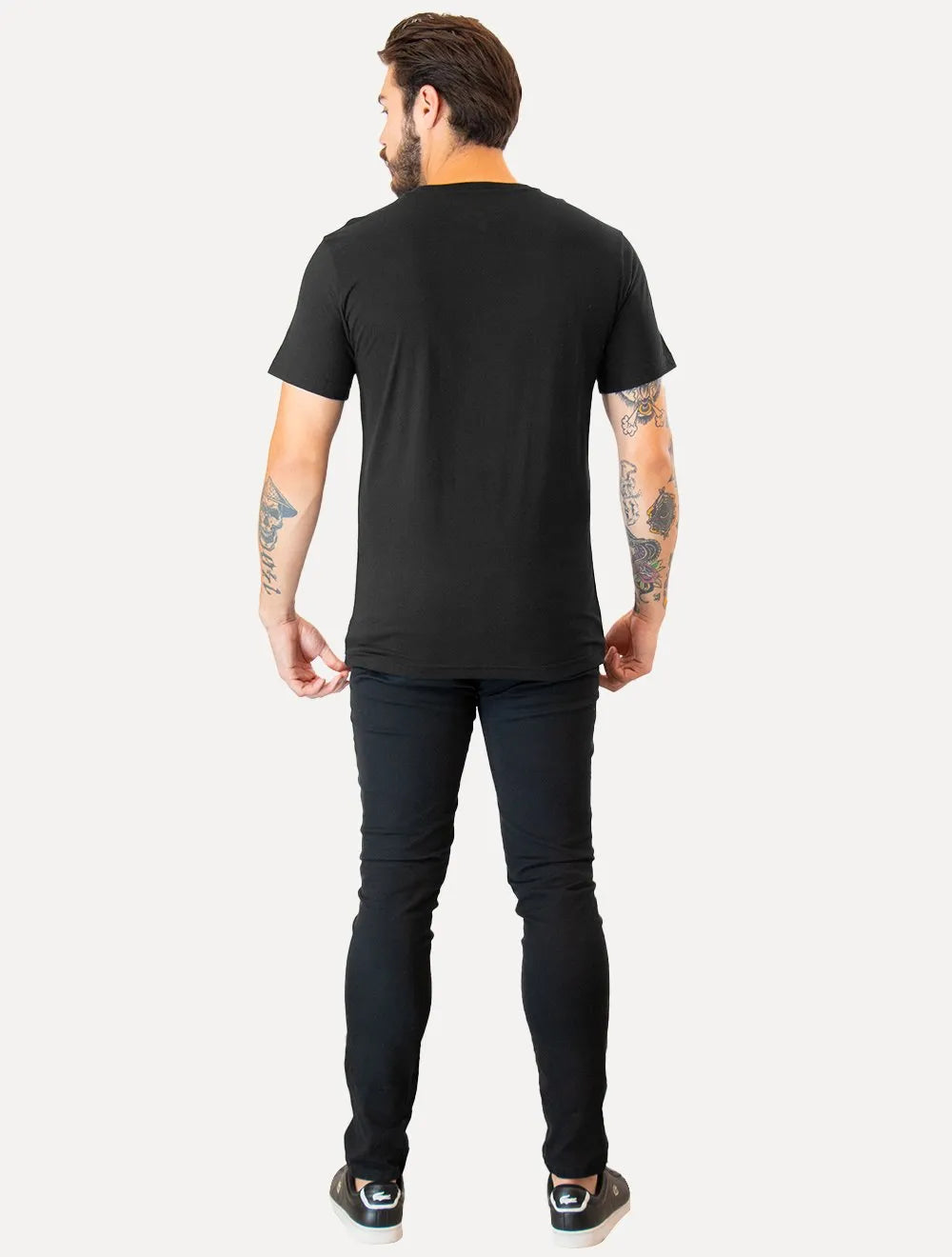 Camiseta Tommy Hilfiger Masculina Brand Love Chest Tee Preta