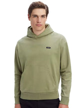 Moletom Calvin Klein Canguru Hoodie CK Tag Verde Oliva
