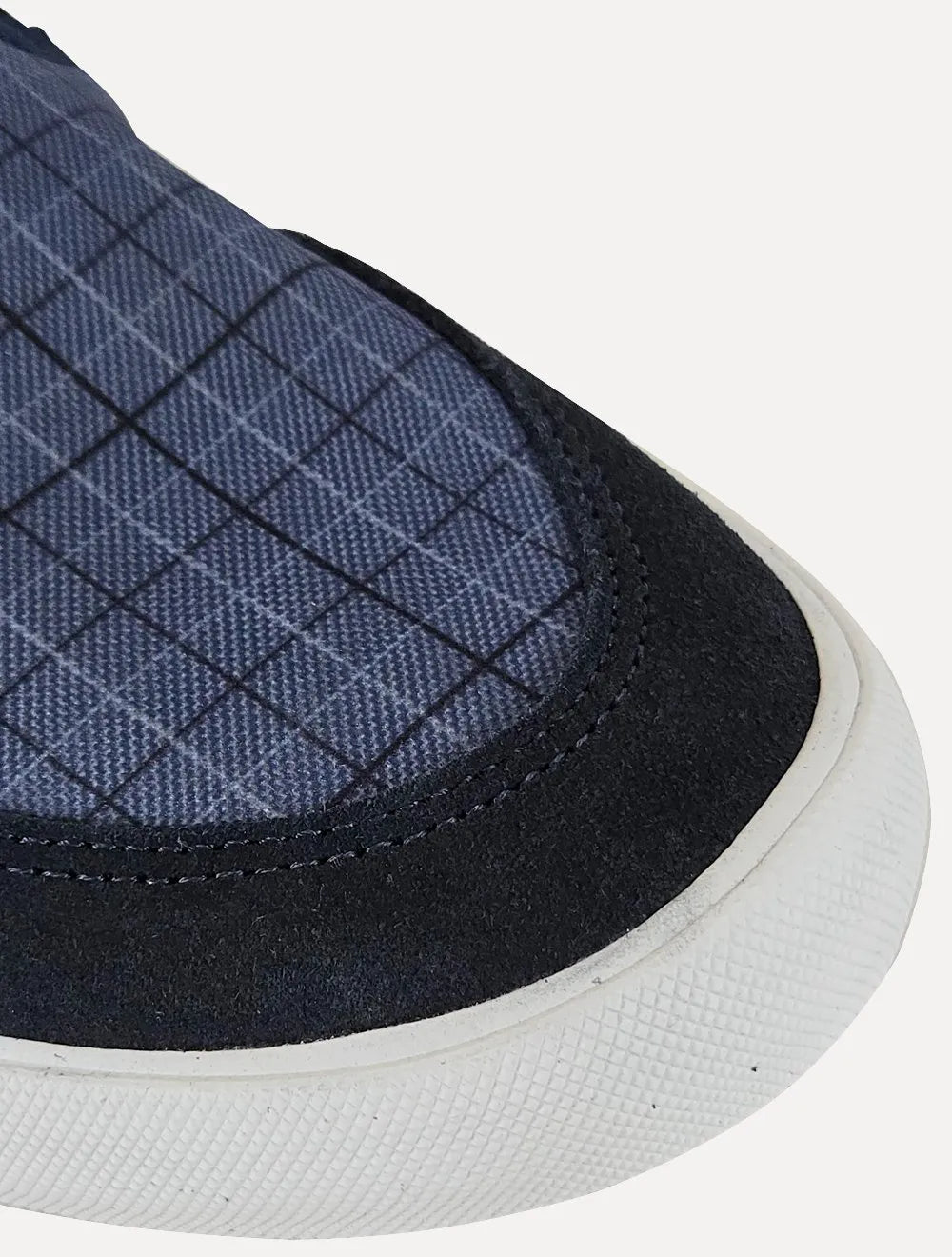 Tênis Original Penguin Masculino Slip On Xadrez Azul Marinho