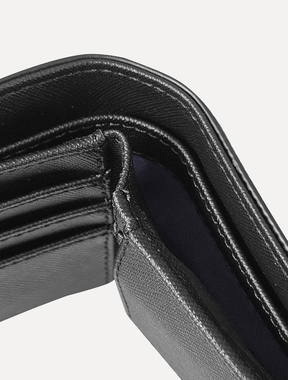 Carteira Lacoste Masculina Classic Medium Folding Preta