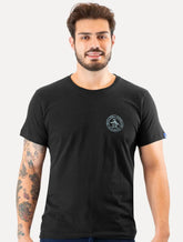 Camiseta Original Penguin Masculina Small Circle Logo Preta