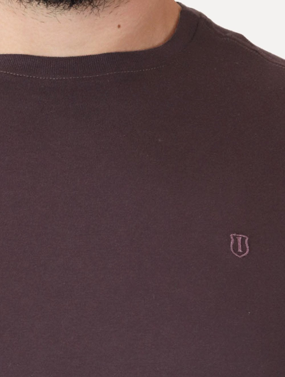 Camiseta Individual Masculina Comfort Logo Roxo