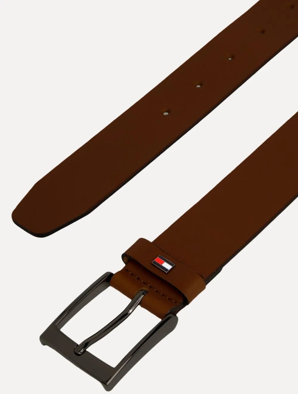 Cinto Tommy Hilfiger Masculino Couro Adan Leather Marrom