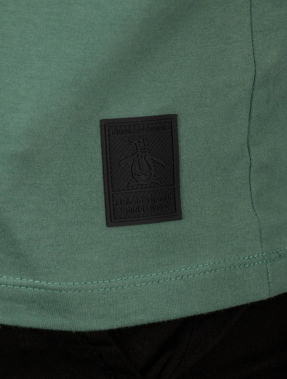 Camiseta Original Penguin Masculina Slim Estampa Silk Verde