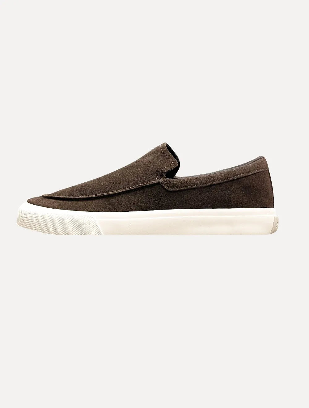 Tênis Aramis Masculino Slip On Easy Drive Suede Marrom Escuro