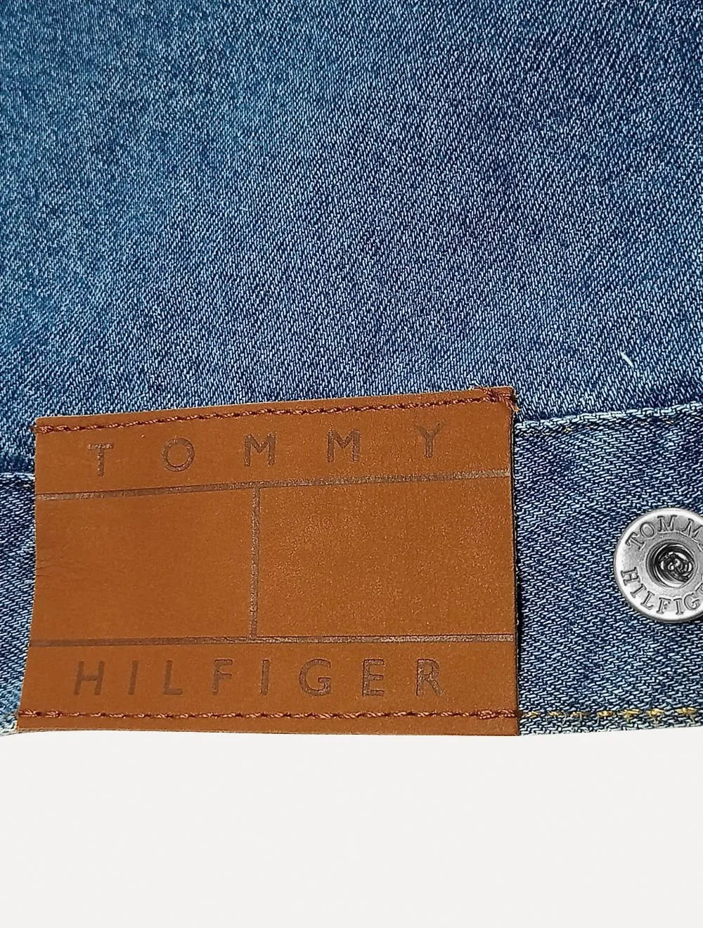 Jaqueta Tommy Hilfiger Masculina Jeans Regular Trucker Calva Blue Azul