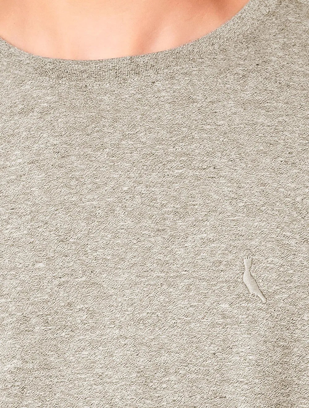 Camiseta Reserva Masculina Slim Malha Pêssego Areia Mescla