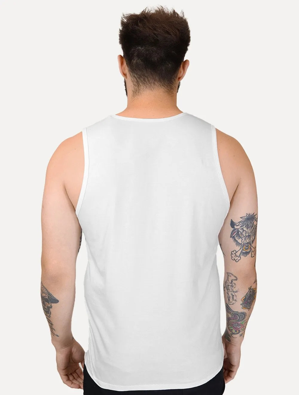 Regata Calvin Klein Jeans Masculina Chest CK Logo Branco