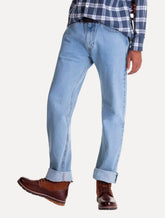 Calça Jeans Levis 505 Regular Light Wash Clara