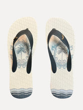 Chinelo Reserva Masculino Trancoso Camafeu Preto/Caqui Claro