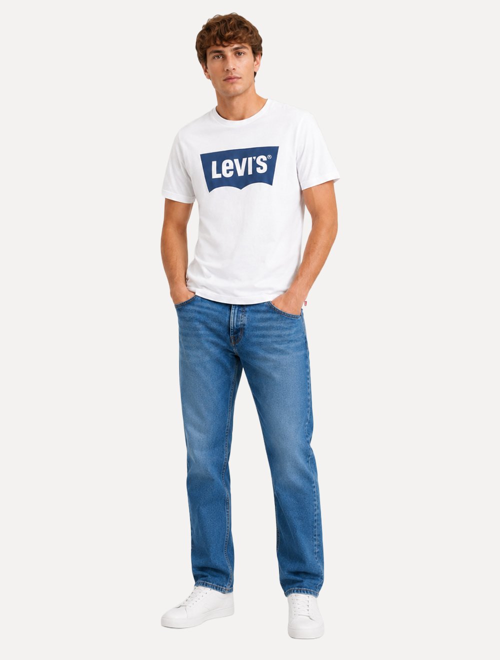 Camiseta Levis Masculina Essenial Sporty Branca