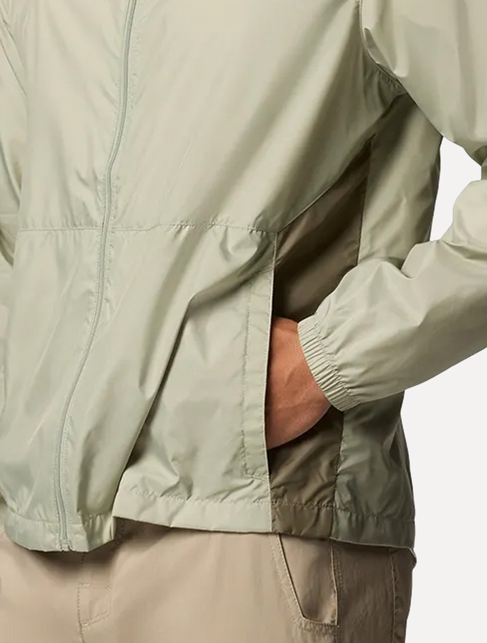 Jaqueta Columbia Masculina Discovery Loop Windbreaker Verde