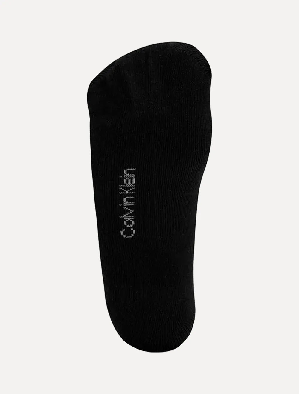 Meia Calvin Klein Cano Curto CK Preta Kit 3 Pares