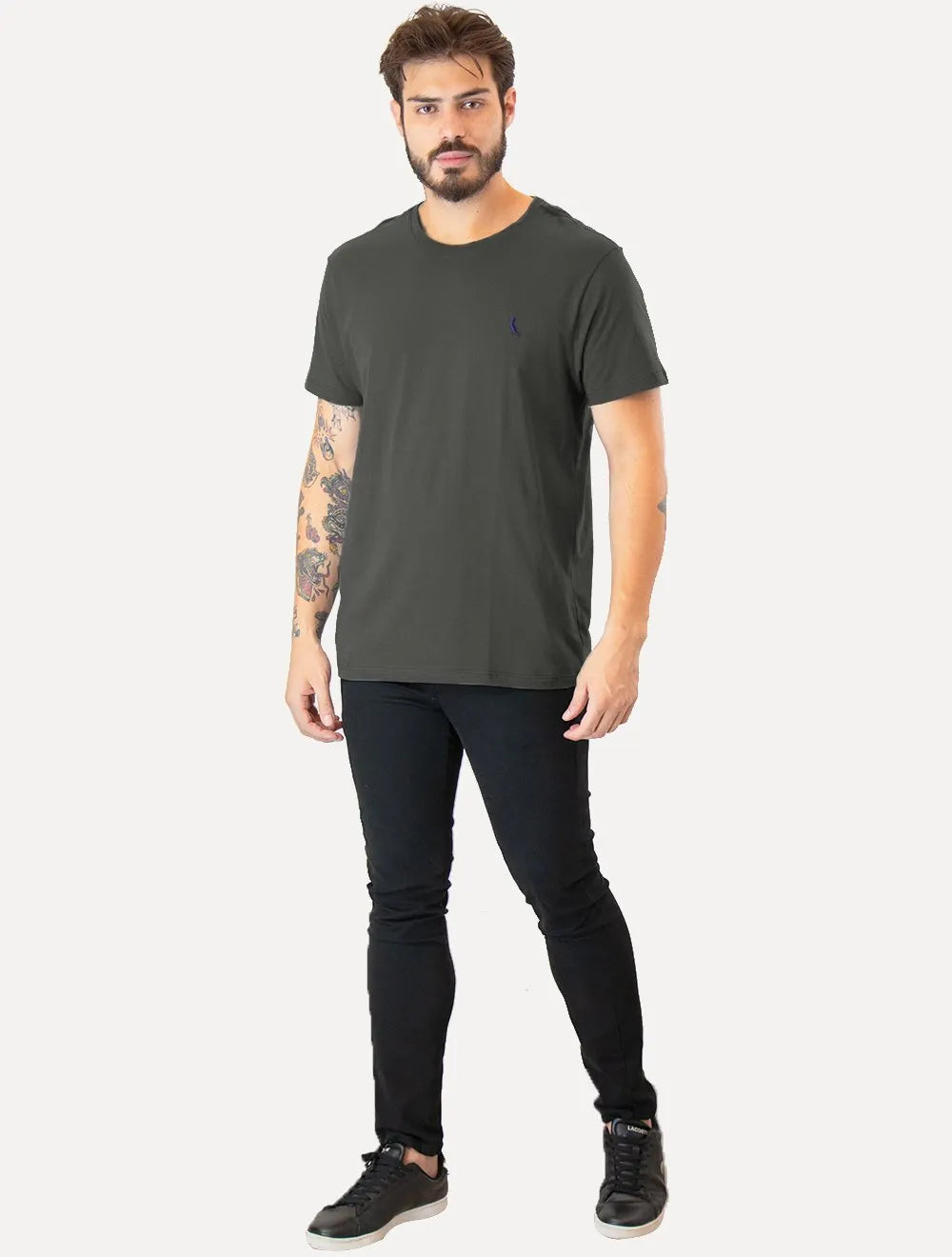 Camiseta Reserva Masculina Basic Navy Woodpecker Grafite