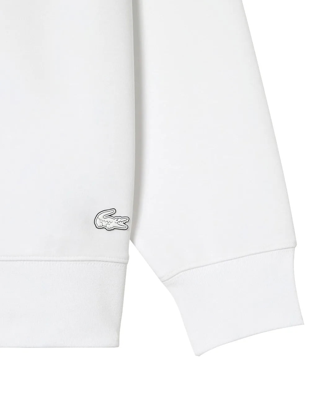 Moletom Lacoste Masculino Crewneck Loose Branded Branco