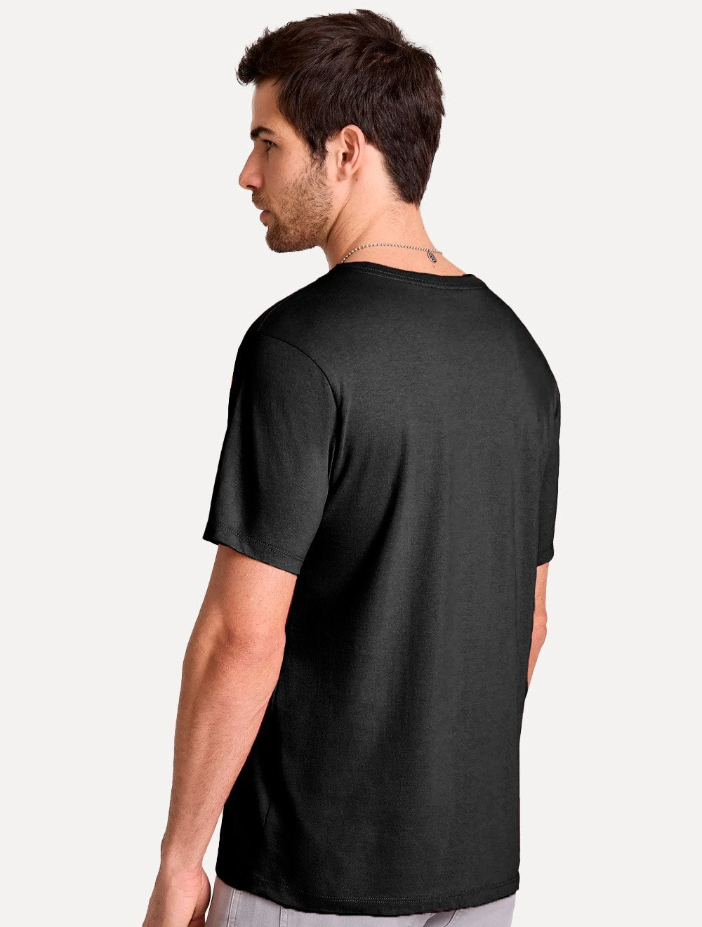 Camiseta John John Masculina Regular Fit Light Transfer Preto