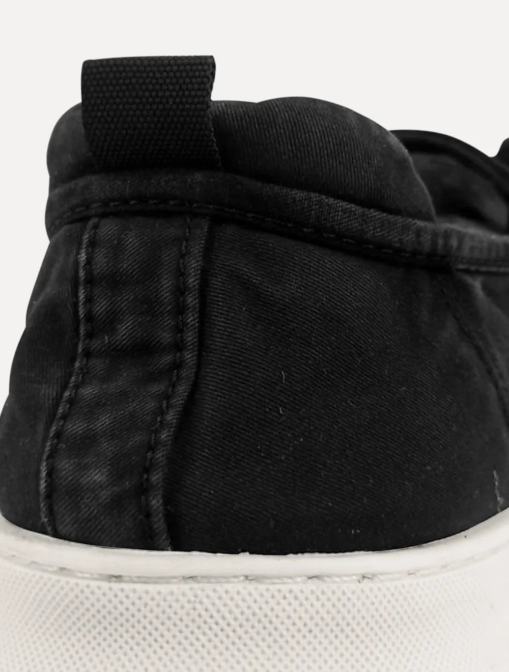 Tênis Nautica Masculino Denim Sailboat Logo Preto