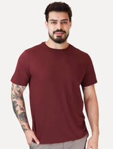 Camiseta Dudalina Masculina Essentials Modal Logo Vinho