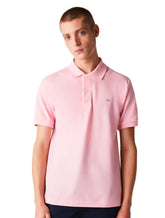 Polo Lacoste Masculina Piquet Slim Fit Stretch Rosa