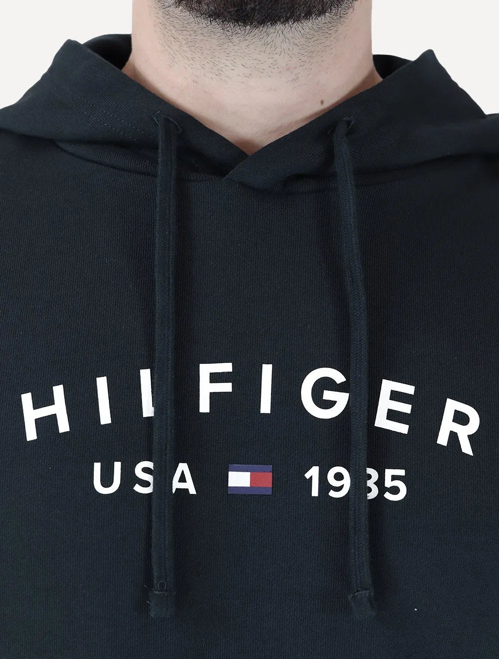 Moletom Tommy Hilfiger Masculino Fathers Day Hoodie Azul Marinho