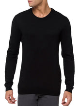 Suéter Calvin Klein Masculino Tricot Crewneck CK Logo Preto