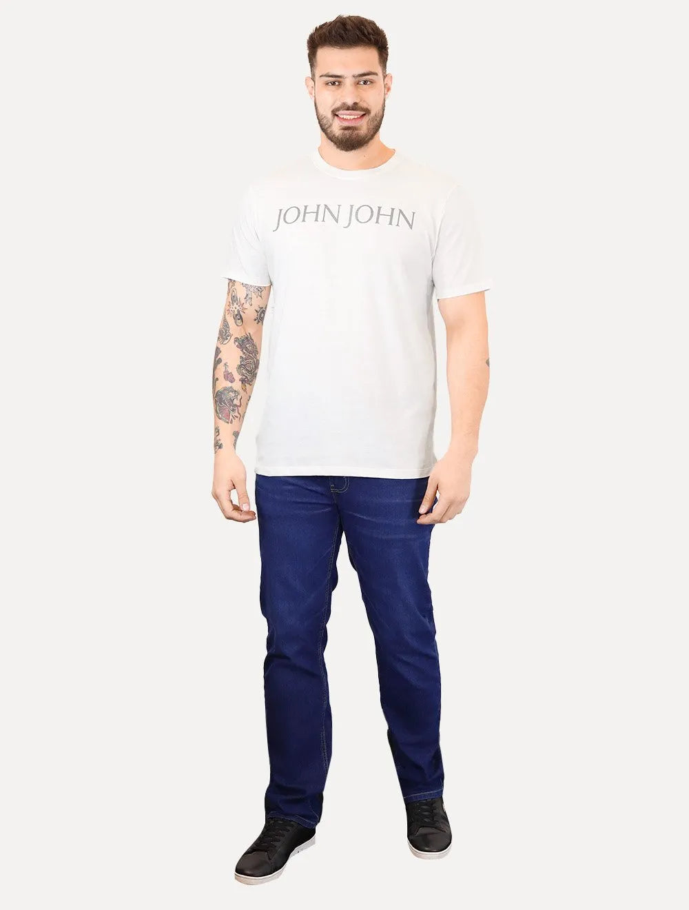 Camiseta John John Masculina Regular Fit Special Bright Branca