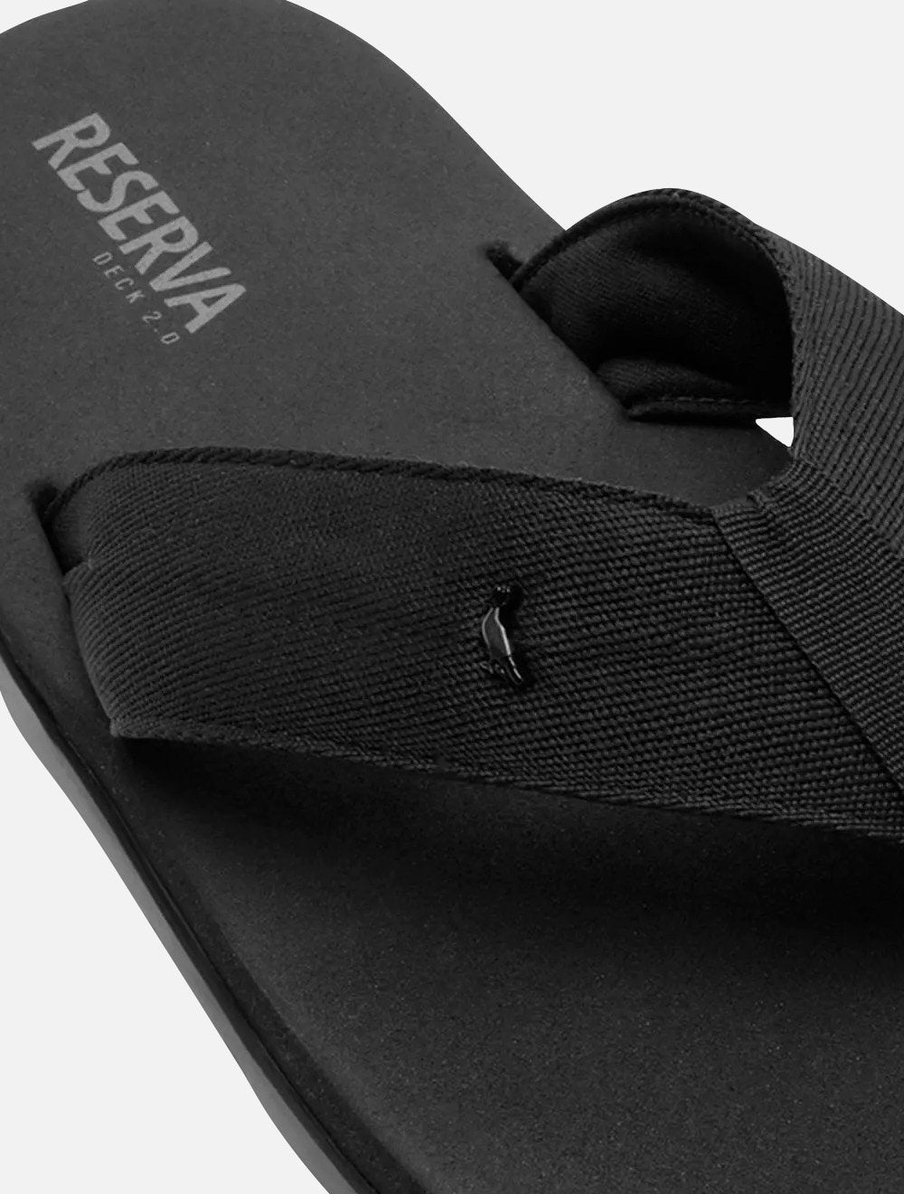 Chinelo Reserva Masculino RSV Deck 2.0 All Black Preto