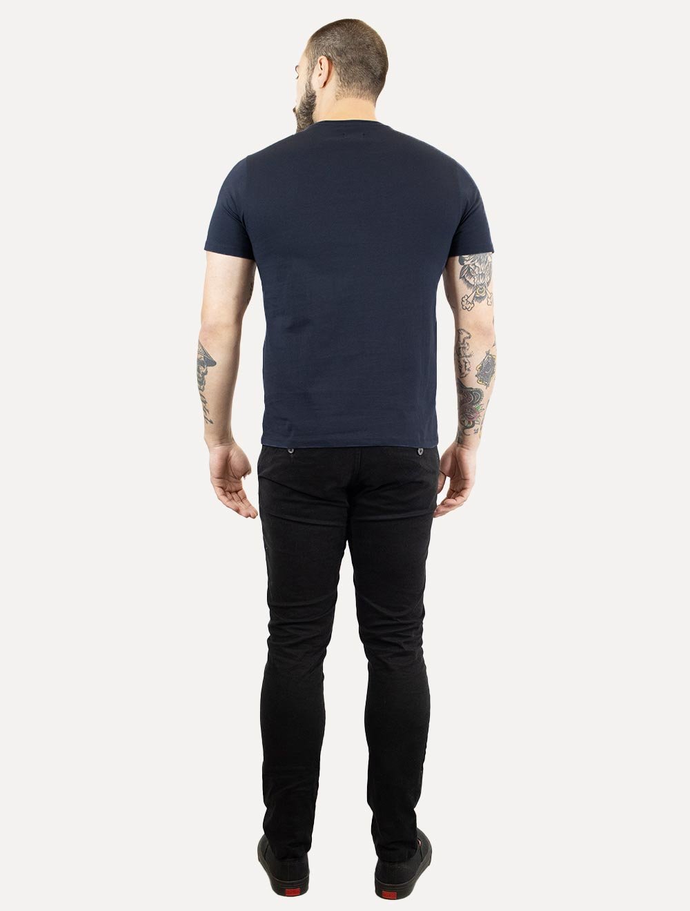 Camiseta Aramis Masculina New Essencial Lisa Azul Marinho