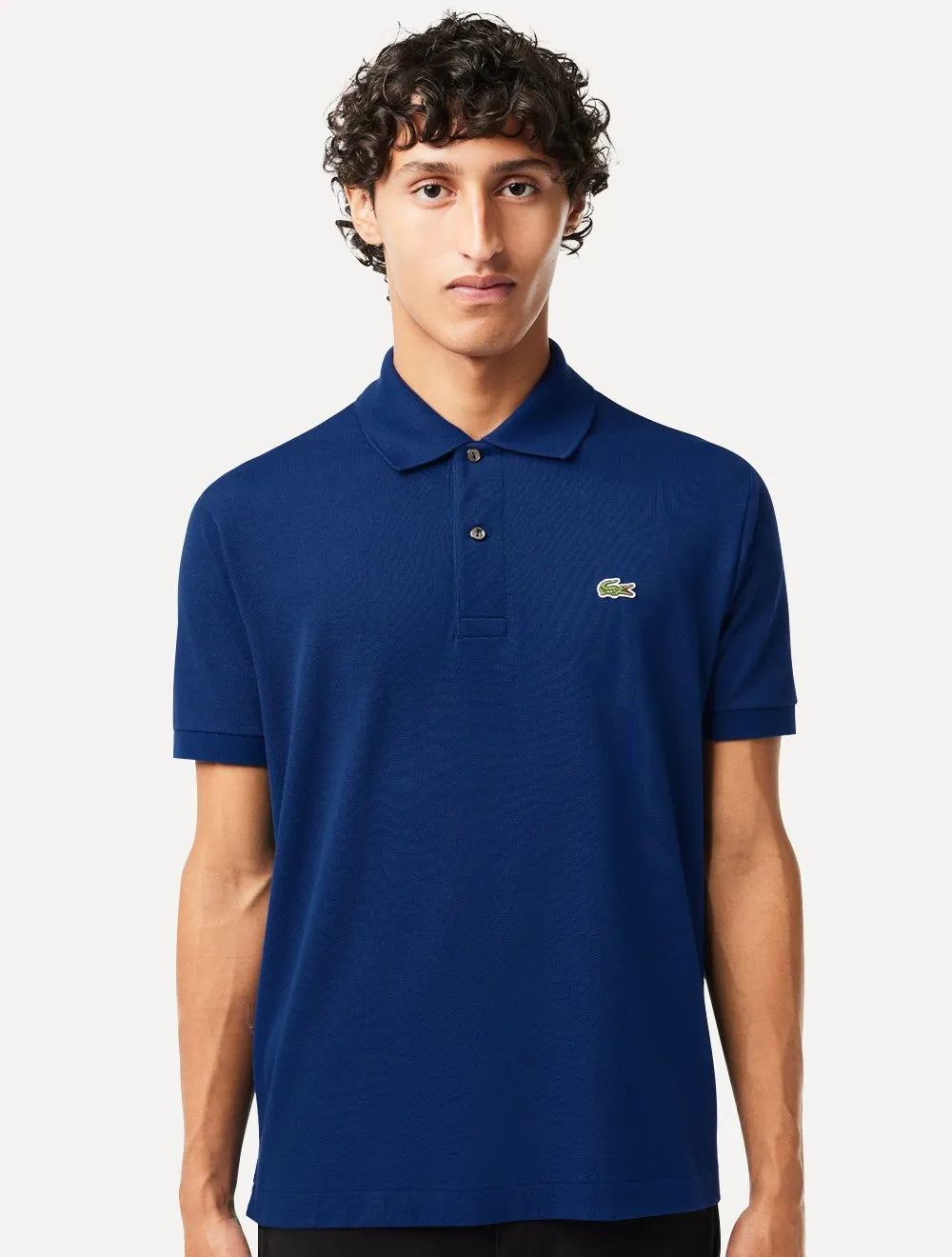 Polo Lacoste Masculina L.12.12 Azul Índigo