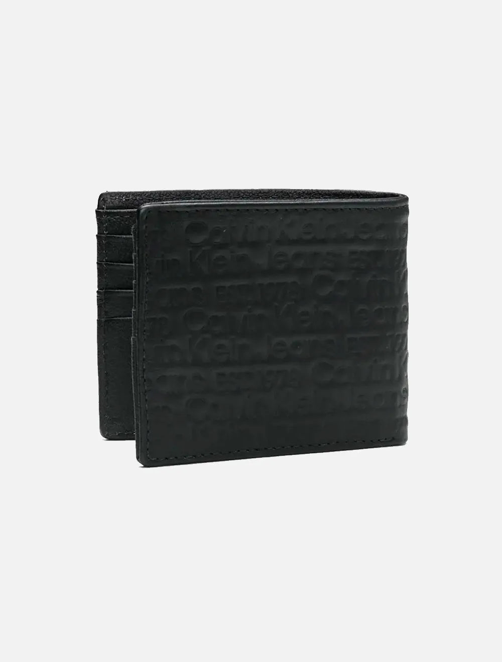 Carteira Calvin Klein Jeans Masculino Couro CKJ Est 1978 Full Preta