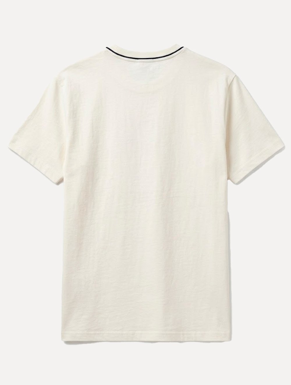 Camiseta Armani Exchange Masculina Regular Fit Patch Shield Logo Off-White