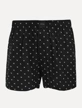 Cueca Calvin Klein Samba Canção Modern Print Diamond Logo Preta