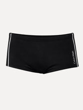 Sunga Calvin Klein Swimwear Gorgurão Stripes Logo Preta
